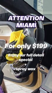 We know your time is valuable. That’s why Miami Detailing brings professional care right to your doorstep.
No waiting rooms. No cheap shortcuts. Just precision, shine, and convenience.

Your car deserves more than “a wash.”
It deserves a team that treats it like a statement.

Book now and experience the standard that defines Miami Detailing. 

💎 Special offer: $199 Full Detail + Spray Wax
📍 Mobile Service | 💦 Premium Products | 
🕒 By Appointment Only

🔥 Bonus: Follow us and post a story tagging @MiamiDetailingCarWash —
and get 20% OFF leather conditioner on your next visit.

MiamiDetailing #CarDetailingMiami #LuxuryCarsMiami #MiamiLifestyle #MobileDetailingMiami #MiamiCarCare #MiamiAutoSpa #SouthFloridaDetailing #ShineWithMiamiDetailing #detailersofmiami